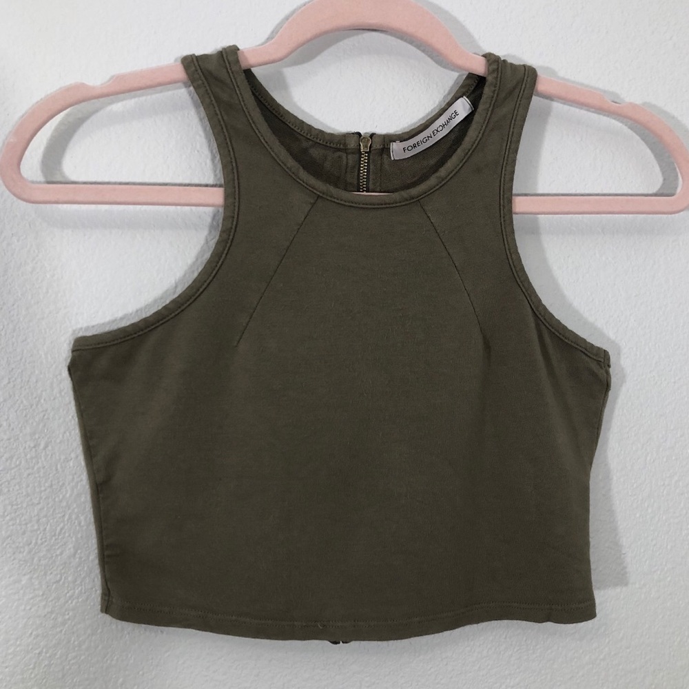 Muscle Tank Crop Top